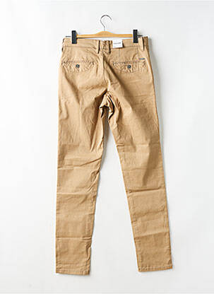 Pantalon chino tissage popeline taille normale marron JACK & JONES homme