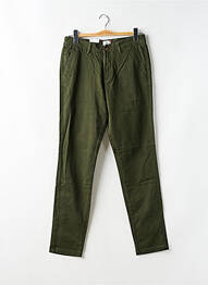 Pantalon chino tissage popeline taille normale vert JACK & JONES homme