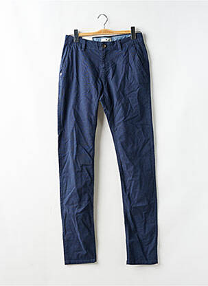 Pantalon chino tissage popeline taille normale bleu TOM TAILOR homme