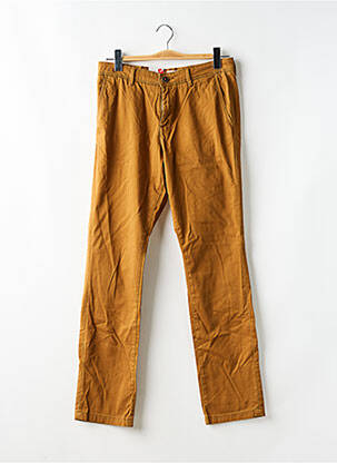 Pantalon chino tissage popeline taille normale jaune JACK & JONES homme