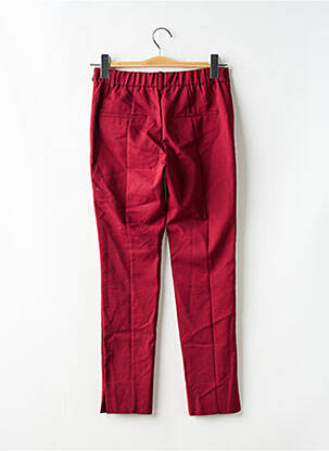Pantalon 7/8 taille haute taille haute rouge MANGO femme