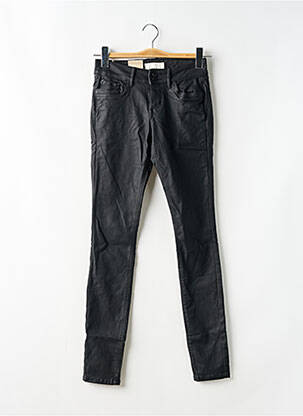 Pantalon slim taille basse taille basse noir TOM TAILOR femme