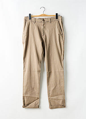Pantalon chino tissage popeline taille normale marron JACK & JONES homme