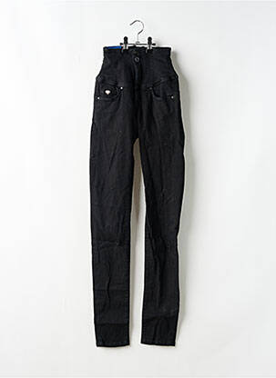 Jeans coupe slim stretch taille haute noir SALSA femme