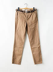 Pantalon chino marron JACK & JONES pour homme seconde vue
