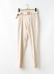Pantalon slim beige MORGAN pour femme seconde vue