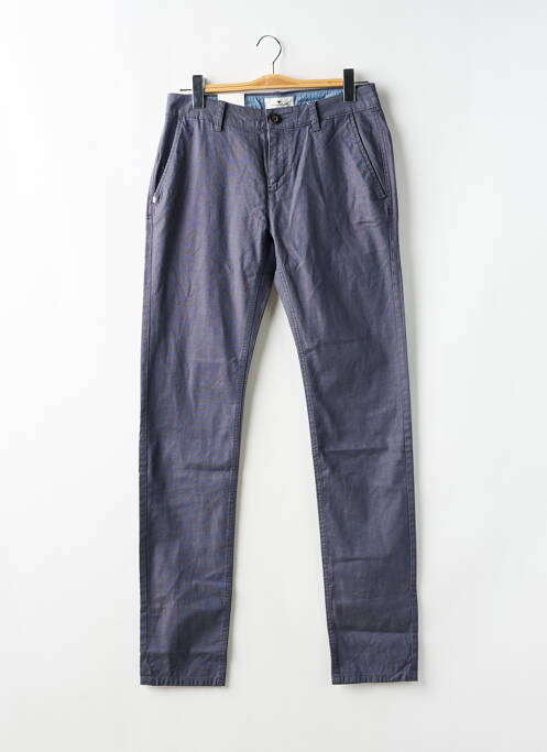 Pantalon chino tissage chiné taille normale bleu TOM TAILOR homme