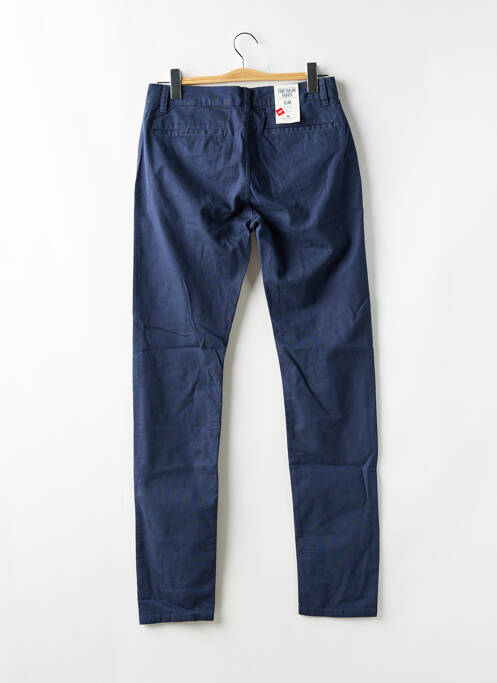 Pantalon chino tissage popeline taille normale bleu TOM TAILOR homme