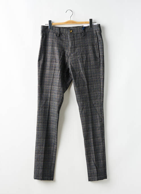 Pantalon chino tissage chiné taille normale bleu PRIVATE BLUE homme