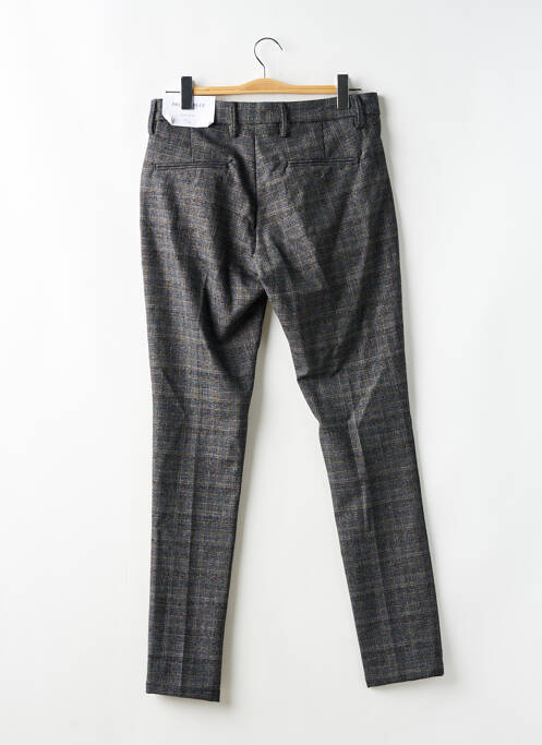 Pantalon chino tissage chiné taille normale bleu PRIVATE BLUE homme