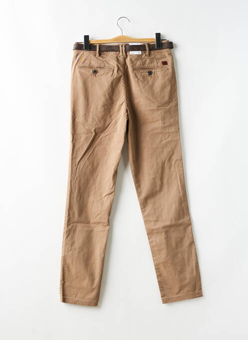Pantalon chino tissage popeline taille normale marron JACK & JONES homme