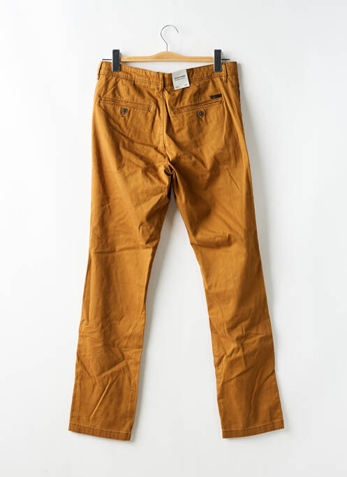 Pantalon chino tissage popeline taille normale jaune JACK & JONES homme