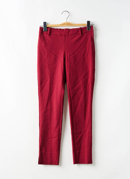 Pantalon 7/8 rouge MANGO pour femme