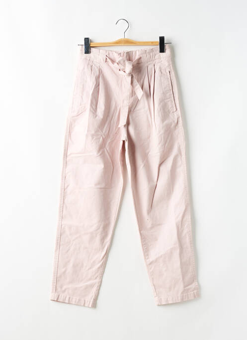 Pantalon droit rose MANGO pour femme
