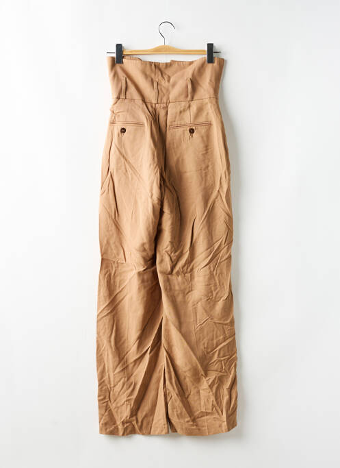 Pantalon large marron DEUX. BY ELINE DE MUNCK pour femme