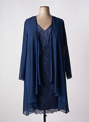 Ensemble robe type de veste casual bleu FASHION NEW YORK femme