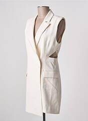 Robe courte beige LUMINA pour femme seconde vue