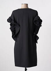 Robe courte noir ANGELA DAVIS pour femme seconde vue