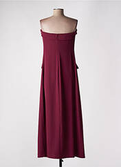 Robe longue marron ANGELA DAVIS pour femme seconde vue