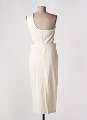 Robe mi-longue beige ANGELA DAVIS pour femme seconde vue