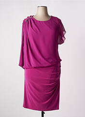 Robe mi-longue violet FASHION NEW YORK pour femme seconde vue