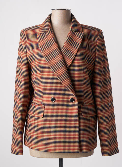 Blazer orange DIANA GALLESI pour femme