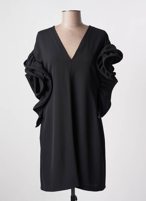 Robe courte noir ANGELA DAVIS pour femme