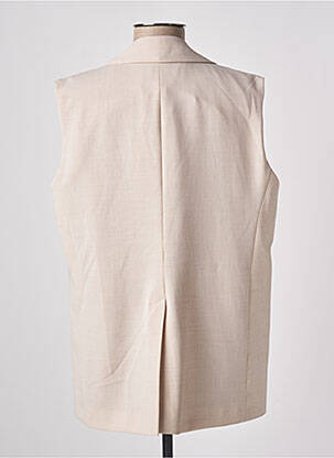 Veste casual col tailleur beige ANGELA DAVIS femme