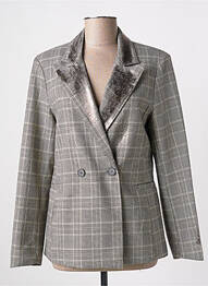 Blazer poches gris ANGELA DAVIS femme