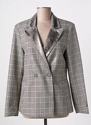 Blazer poches gris ANGELA DAVIS femme