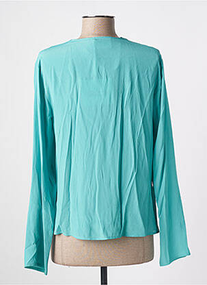 Blouse manches longues manches longues bleu ANGELA DAVIS femme
