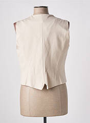 Gilet sans manche beige ANGELA DAVIS pour femme seconde vue