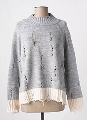 Pull gris ANGELA DAVIS pour femme seconde vue