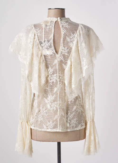 Top beige ANGELA DAVIS pour femme