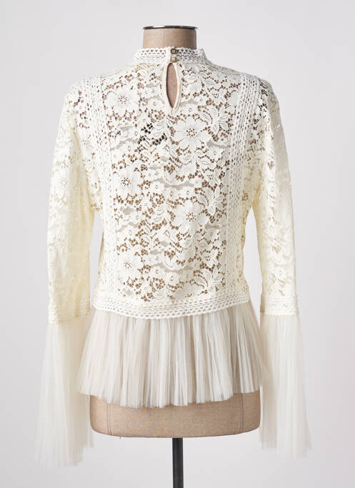 Top beige ANGELA DAVIS pour femme