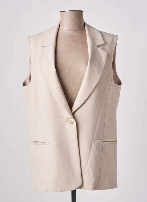 Veste casual beige ANGELA DAVIS pour femme