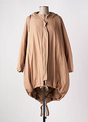 Coupe-vent finition intérieure doublée a capuche beige ANGELA DAVIS femme