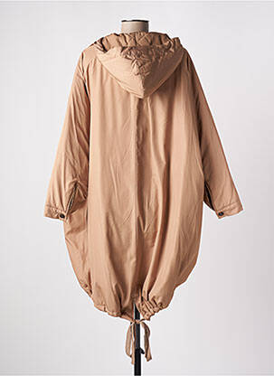 Coupe-vent poches a capuche beige ANGELA DAVIS femme
