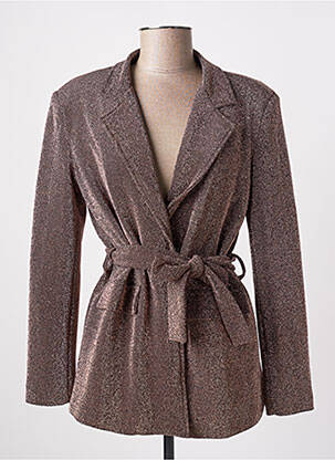 Blazer fausses poches marron ANGELA DAVIS femme