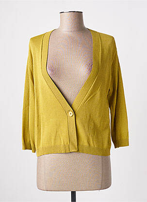 Gilet manches longues manches 3/4 vert DIANA GALLESI femme