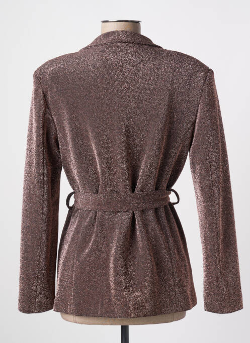 Blazer fausses poches marron ANGELA DAVIS femme
