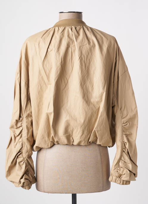 Blouson col v beige ANGELA DAVIS femme