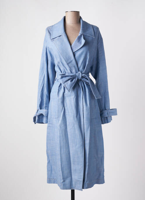 Trench bleu ANGELA DAVIS pour femme