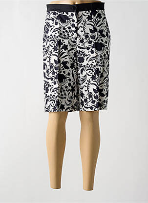 Bermuda taille à pinces taille haute noir DIANA GALLESI femme