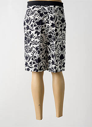 Bermuda taille à pinces taille haute noir DIANA GALLESI femme