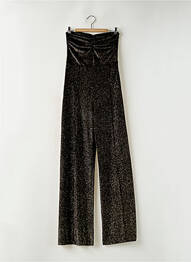 Combi-pantalon sans manche sans manche noir ANGELA DAVIS femme