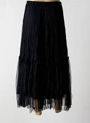 Jupe longue noir ANGELA DAVIS pour femme seconde vue