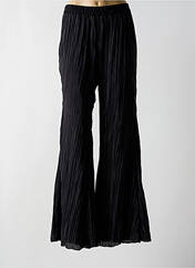 Pantalon flare noir ANGELA DAVIS pour femme seconde vue