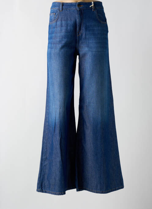 Jeans coupe large bleu ANGELA DAVIS pour femme