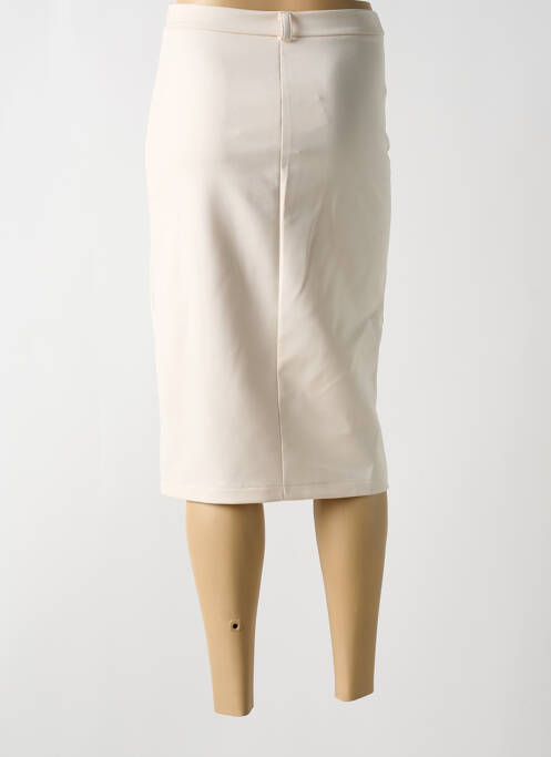 Jupe mi-longue beige ANGELA DAVIS pour femme